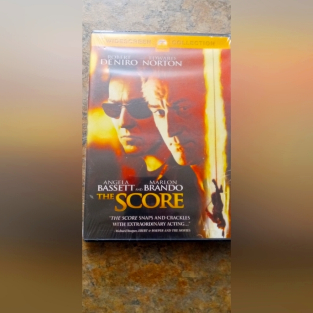 The Score DVD - Black and Orange Packaging